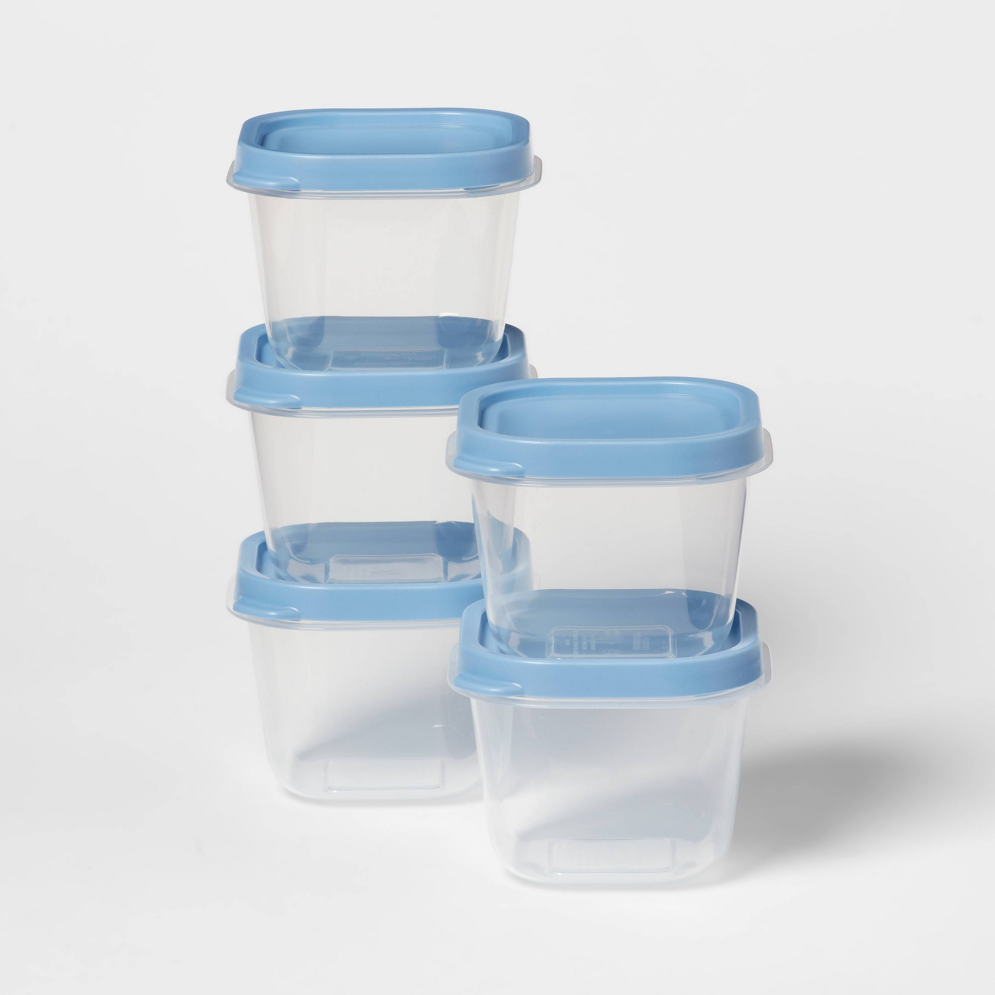 Food Storage Meal Prep - 10pcs Blue Plastic Food Storage Container