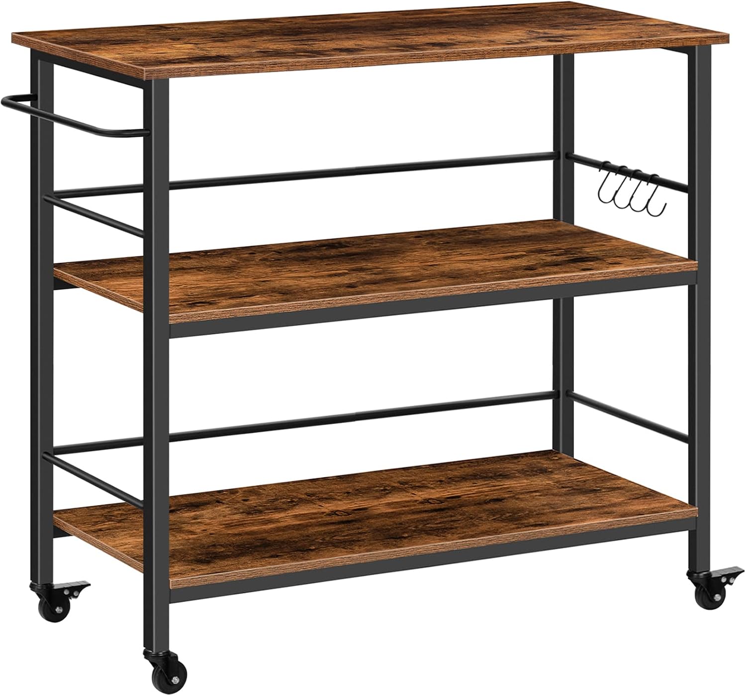 Food Storage Room - 3 Tier Industrial Kitchen Island With