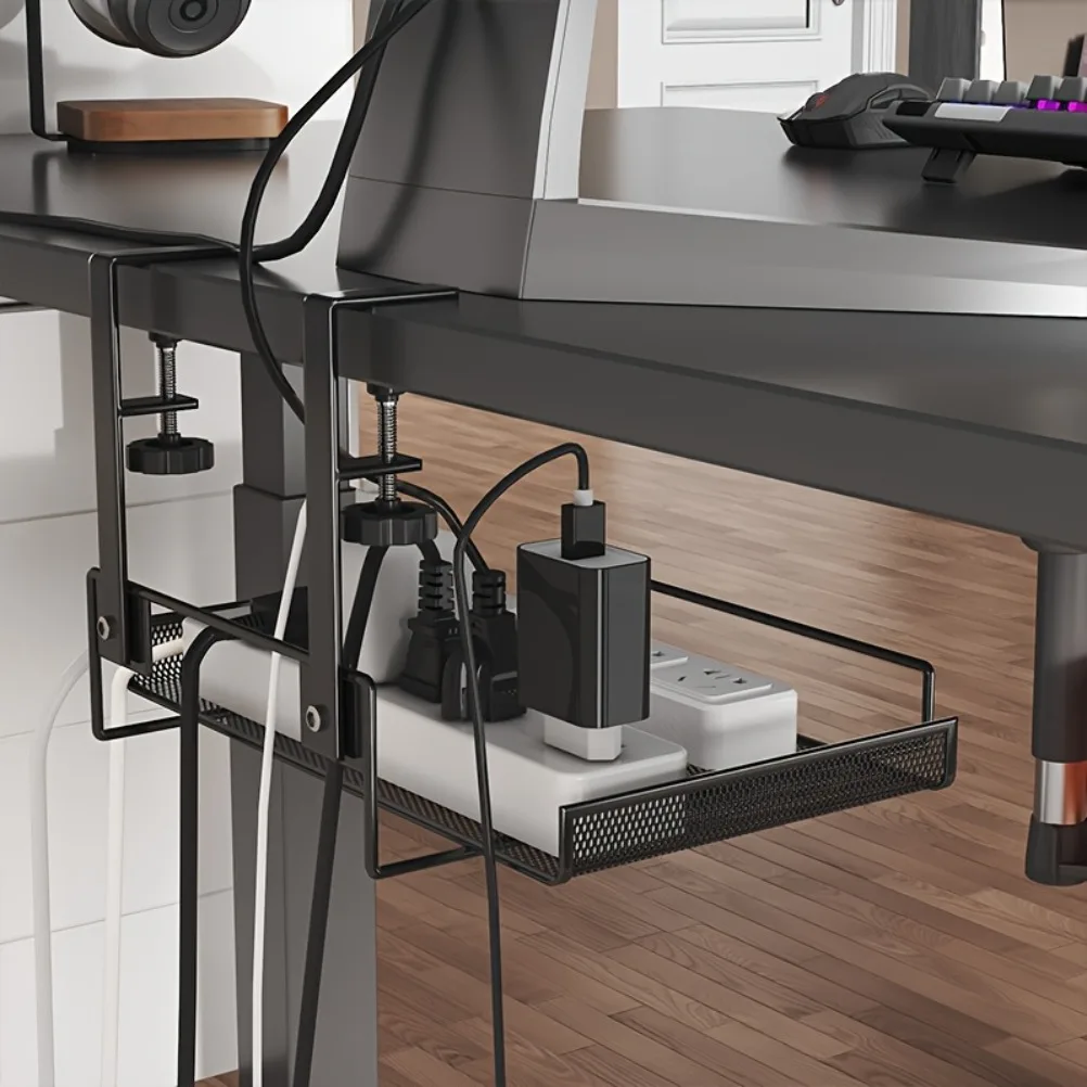 Food Storage Room - Table Wiring Organizers Storage Rack Under