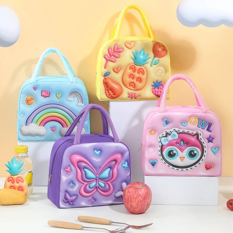 Food Storage Room - Children's Lunch Box Bag 3D Cartoon