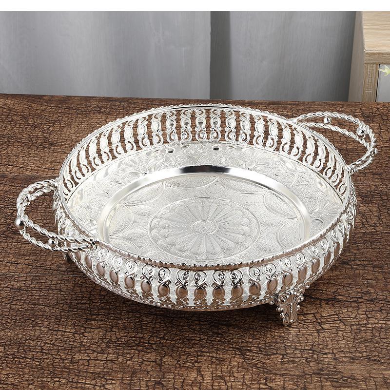 Food Storage Room - Silver, Circular Fruit Storage Tray, Home