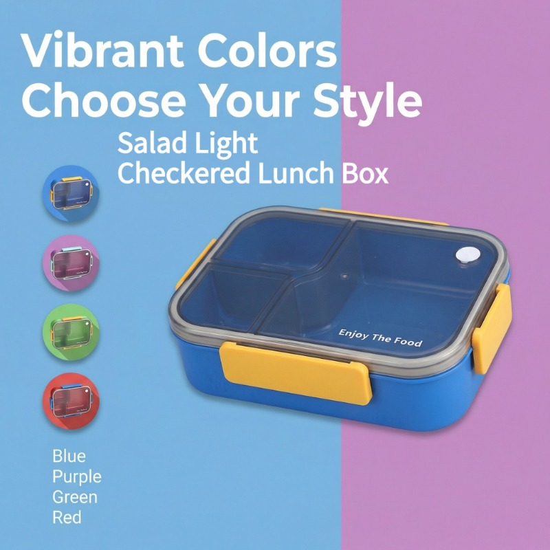Food Storage Drawer Organizer - Color Leak-proof Bento Box, Multi-compartment Food