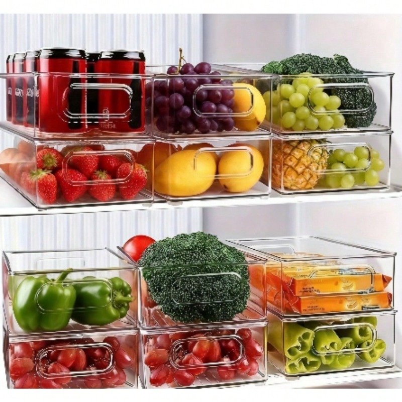 Food Storage Room - 6-Piece Bottles,Jars & Boxes Plastic Fruit