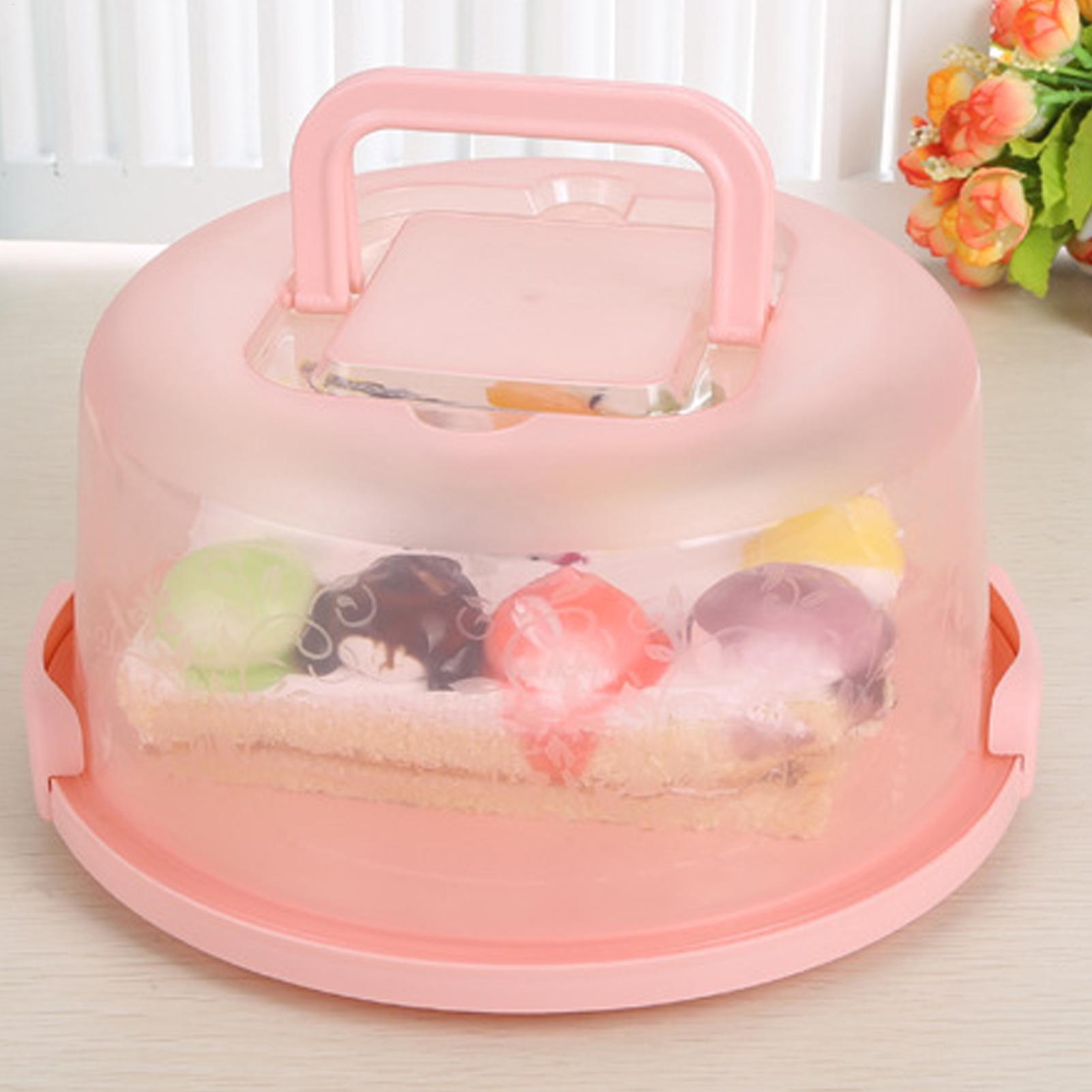 Food Storage Home - Handheld Cake Carrier Reusable Airtight Box