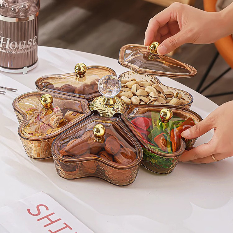 Food Storage Room - New Light Luxury Rotatable Fruit Tray,
