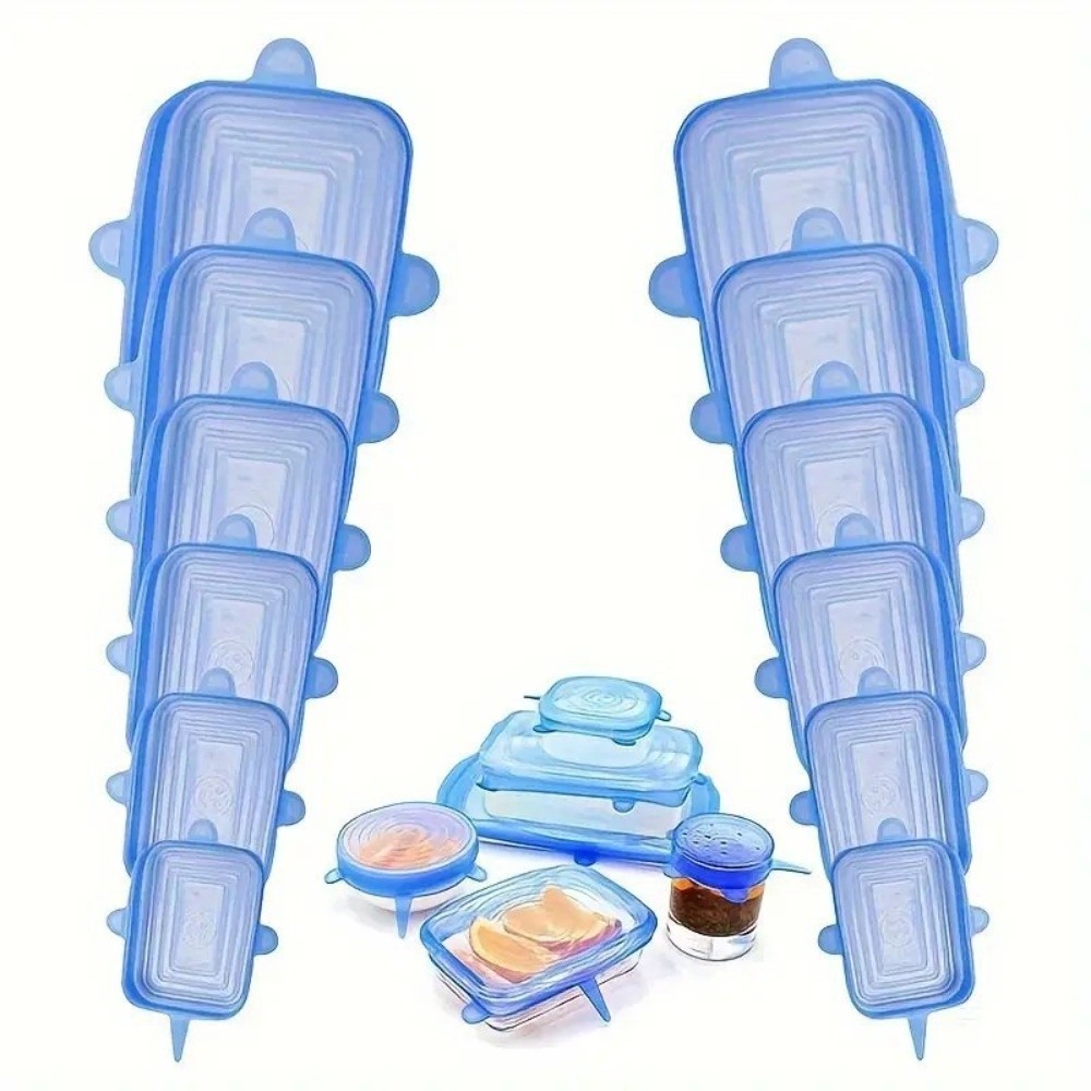 Silicone Stretch Lid - 6PCS New Reusable Fresh-keeping Cover Non-slip
