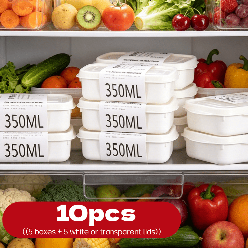 Food Storage Order - 10Pcs Reusable Stackable Food Storage Box