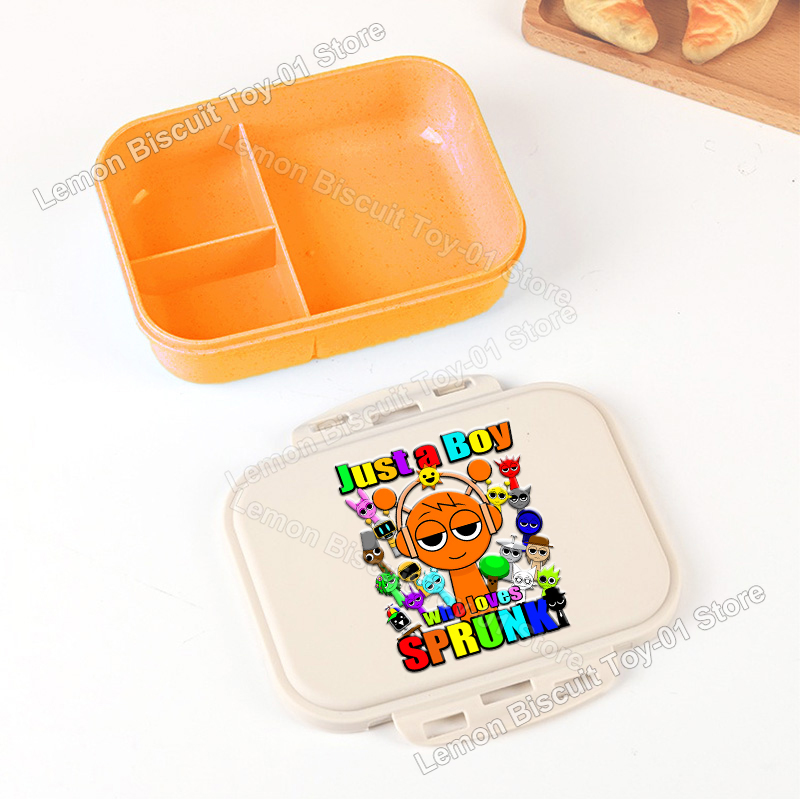 Food Storage Drawer Organizer - Sprunkis Series Portable Bento Boxes Wheat