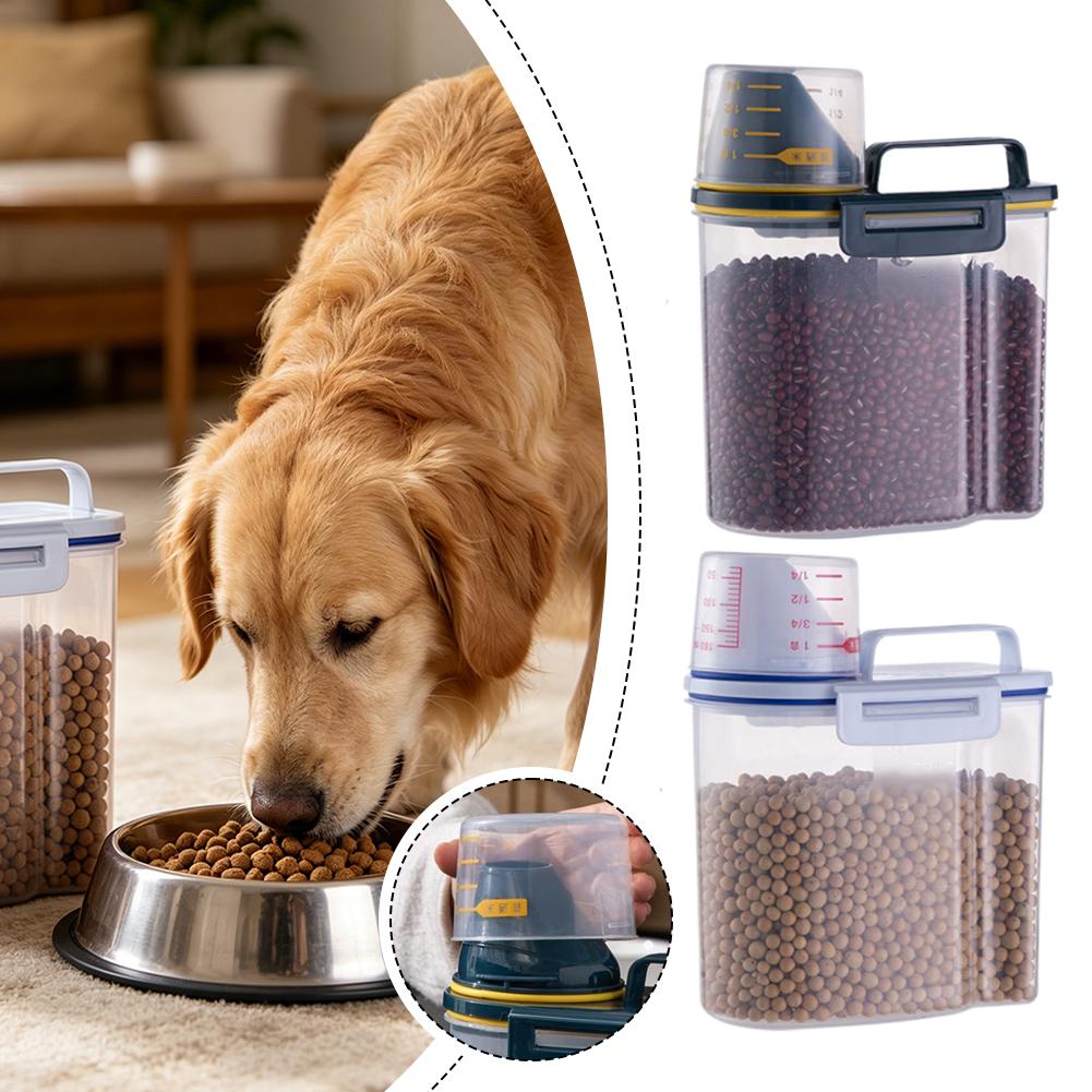 Food Storage Bins - Plastic Pet Food Storage Container with