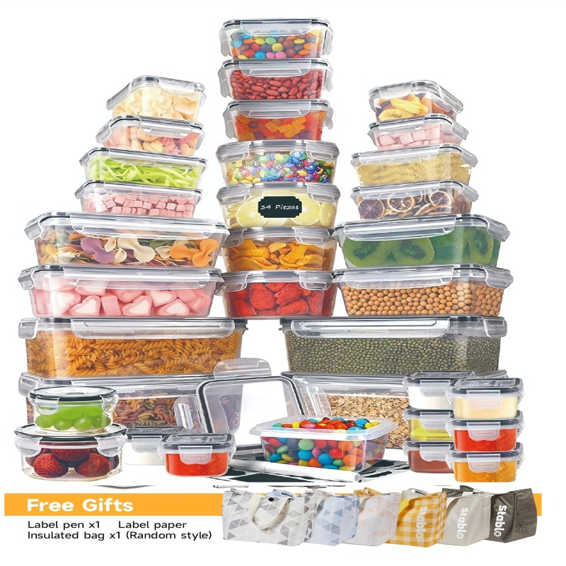 Food Storage Order - 48PCS BPA-Free Food Storage Set –