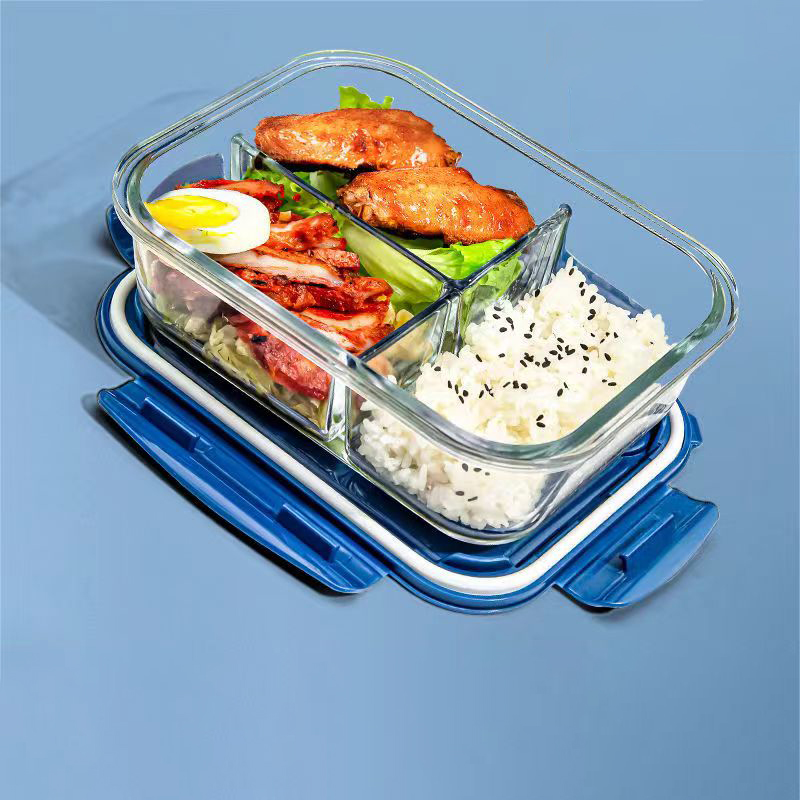 Food Storage Drawer Organizer - New style Lunch Box Glass 1050ml