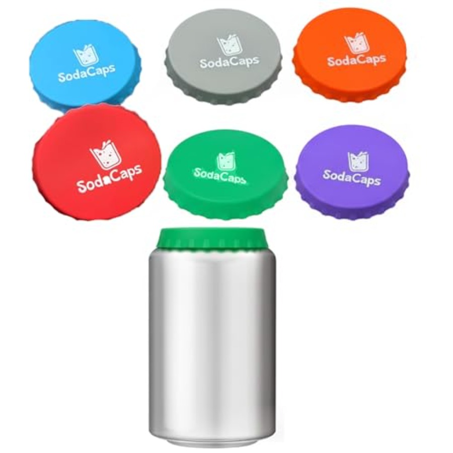 Silicone Stretch Lid - Silicone Soda Can Covers Reusable Pack