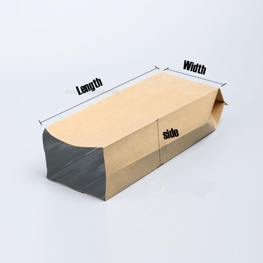 Zebra Food Storage - 100pcs/lot Capacity 12g/15g/20g/30g/50g/100g Kraft Paper Matte/foil