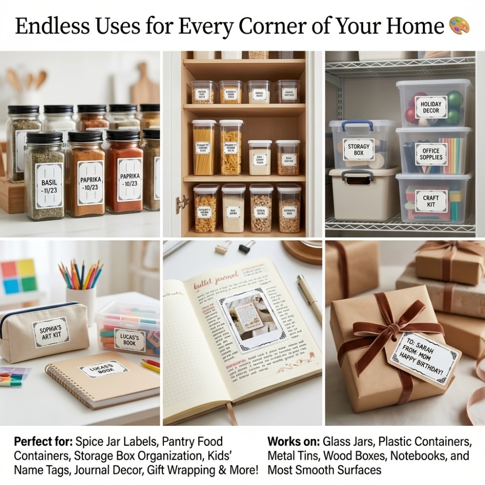 Writable Stickers Blank Rectan - Food Storage Jar Labels 评论和价格