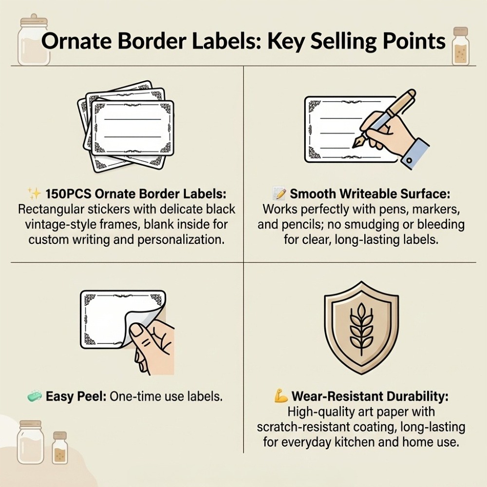 Writable Stickers Blank Rectan - Food Storage Jar Labels 评论和价格