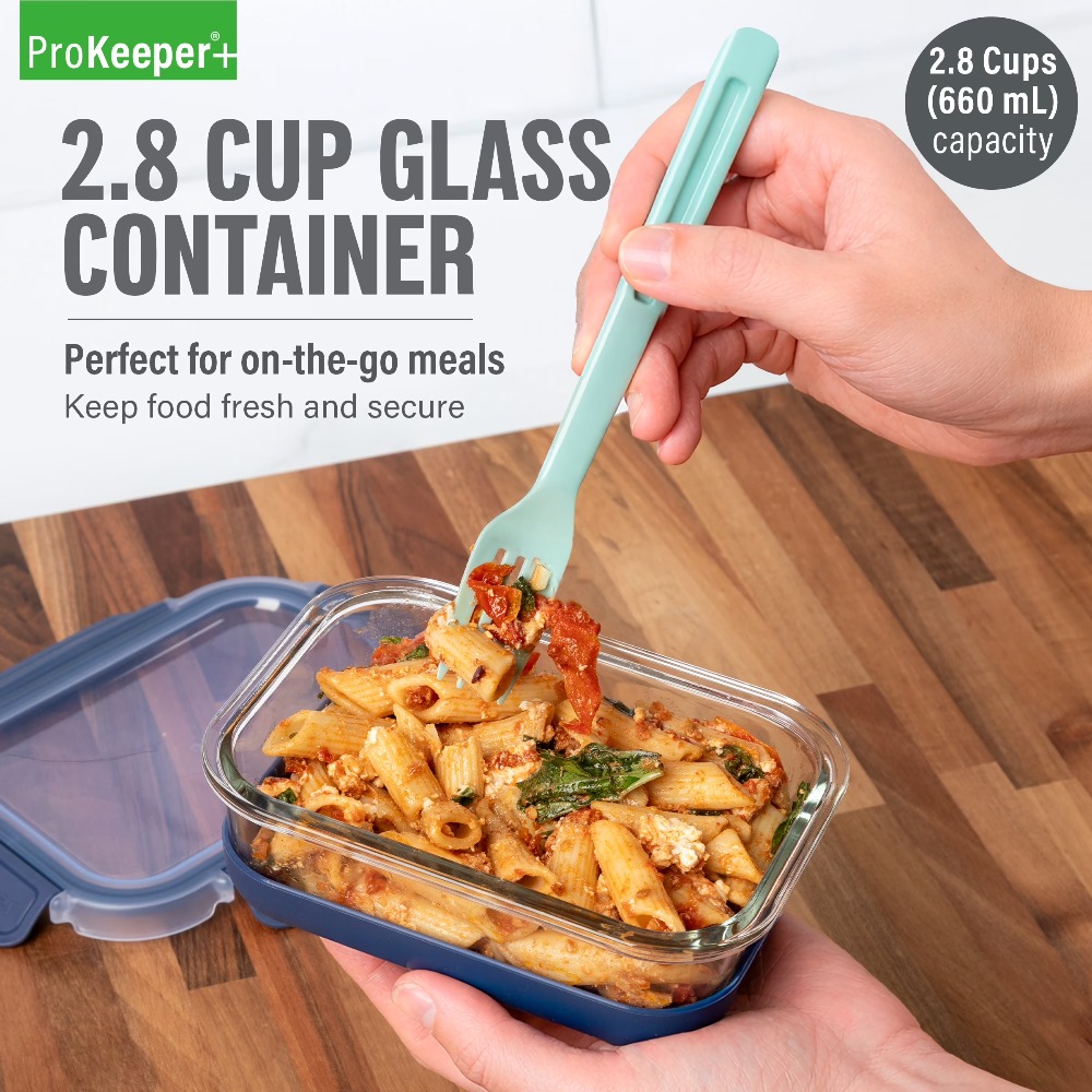 2.8 Cup Glass Food Storage Con - Food Storage Meal Prep 评论和价格