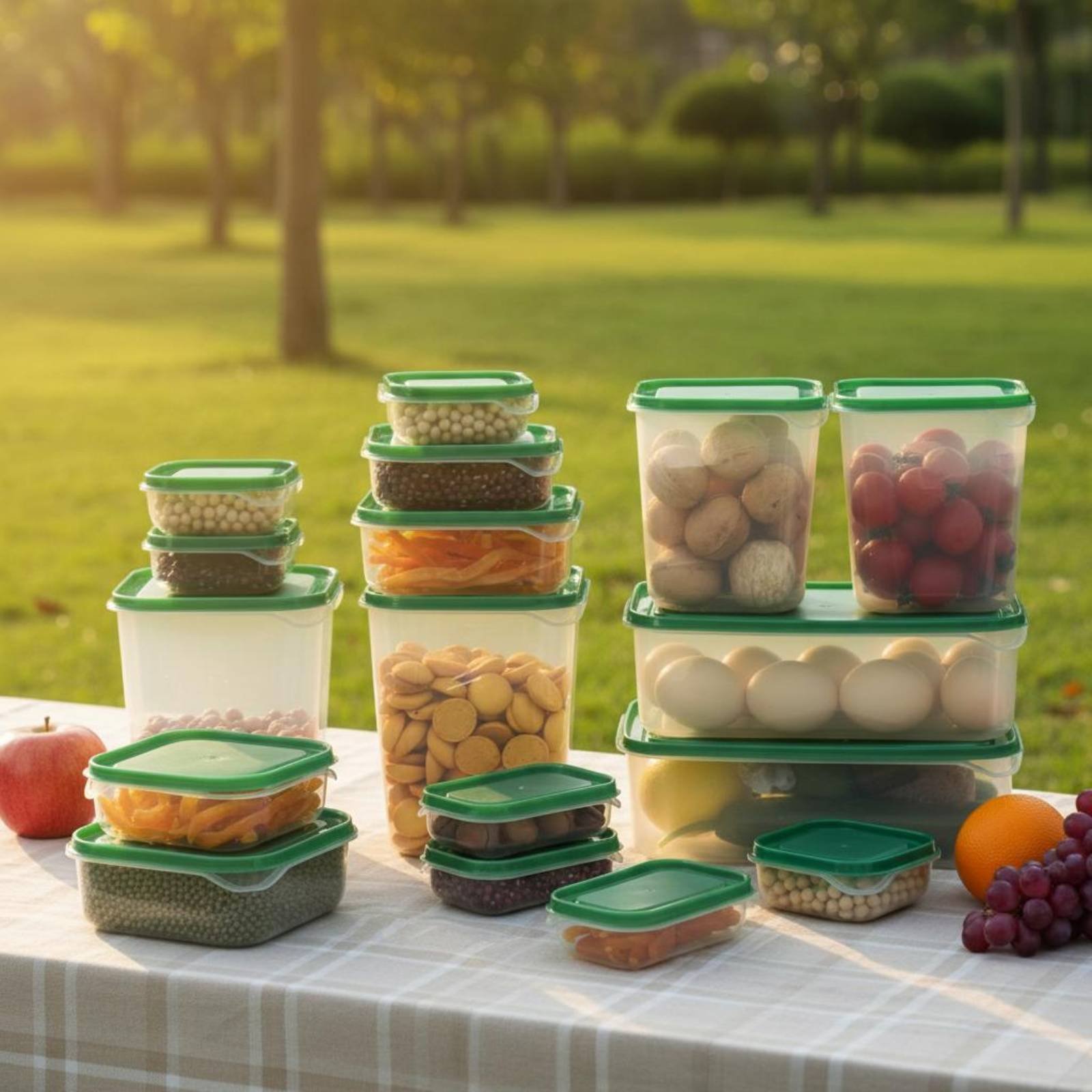 17 Pieces Fridge Storage Box S - Food Storage With Lids 评论和价格