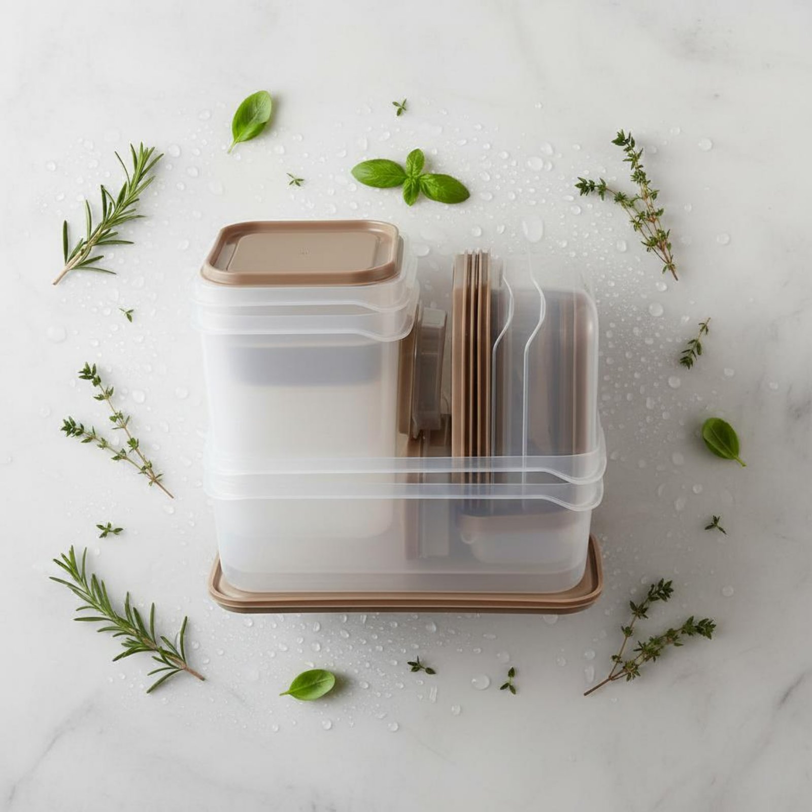 17 Pieces Fridge Storage Box S - Food Storage With Lids 评论和价格