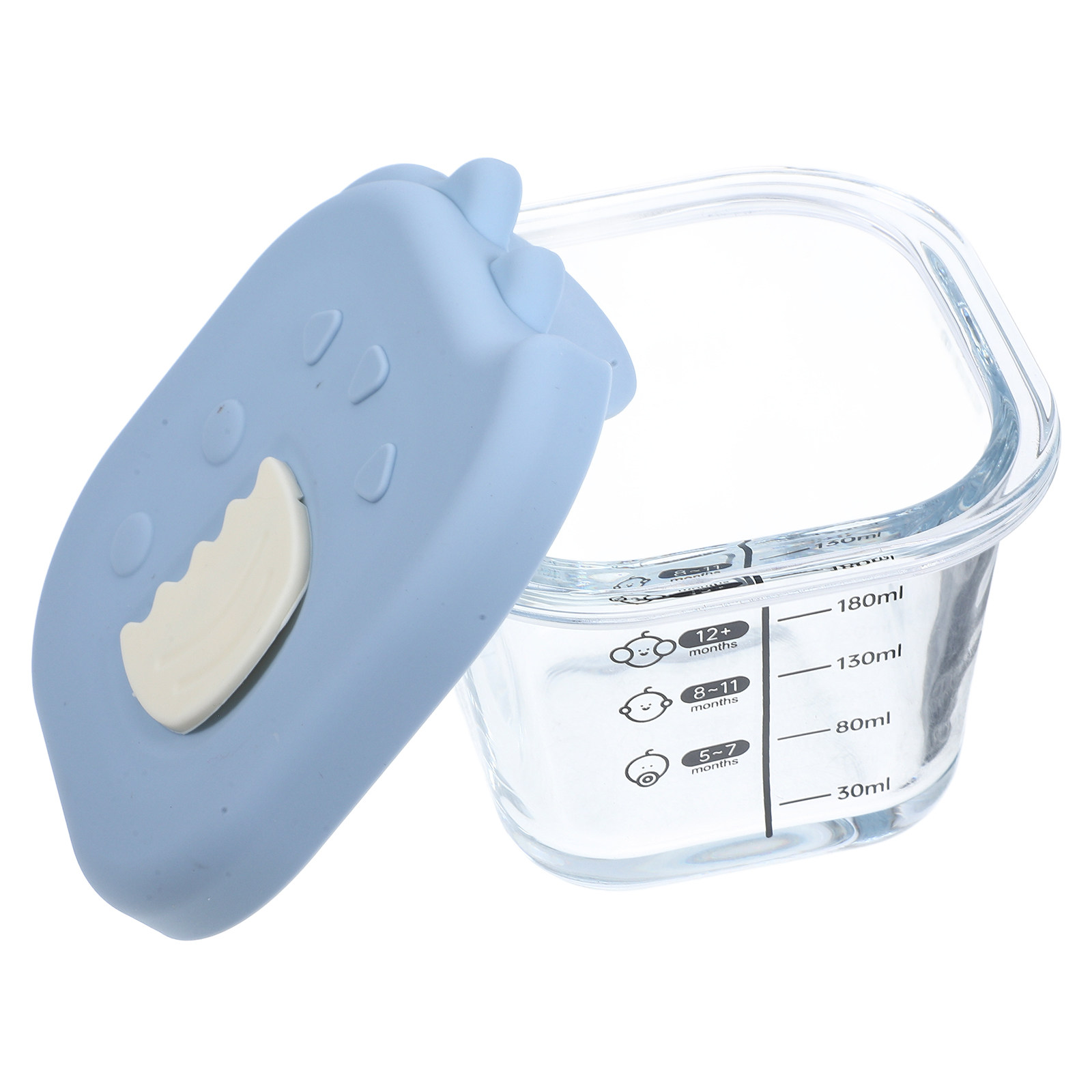 Glass Baby Feeding Bowl Clear  - Food Storage Glass Containers Large 评论和价格