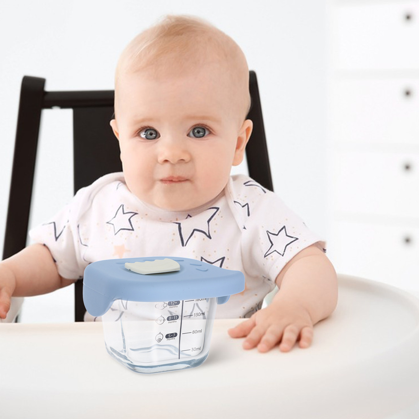 Glass Baby Feeding Bowl Clear  - Food Storage Glass Containers Large 评论和价格