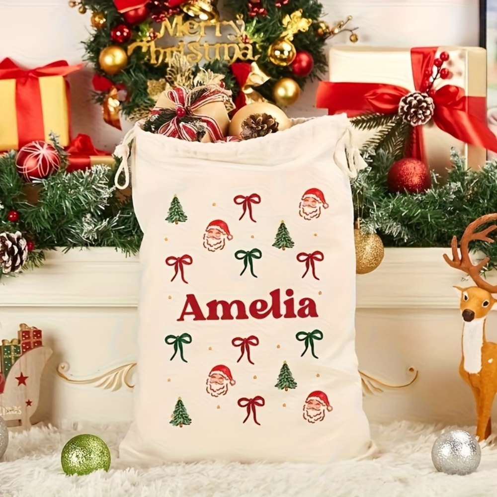 Personalised Simple Santa & Ch - Zebra Food Storage 评论和价格