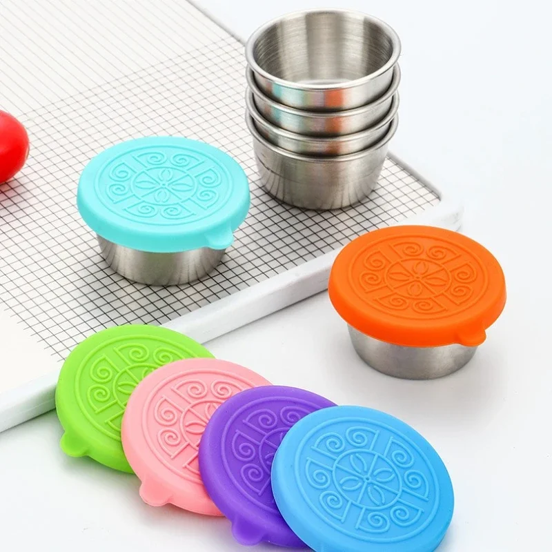 6PC/Set 304 Stainless Steel Di - Silicone Stretch Lid 评论和价格