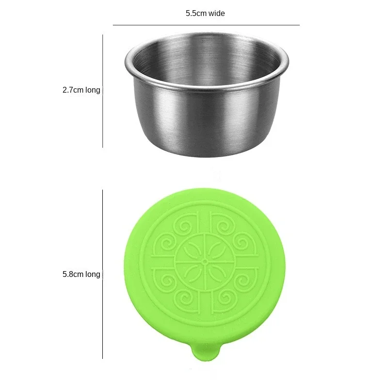 6PC/Set 304 Stainless Steel Di - Silicone Stretch Lid 评论和价格