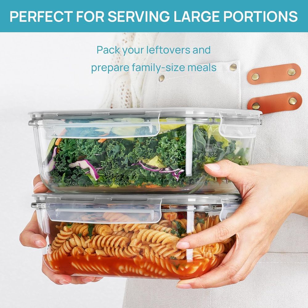 1860ml/63oz Large Glass Storag - Food Storage Glass Containers Large 评论和价格