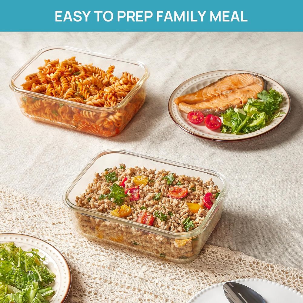 1860ml/63oz Large Glass Storag - Food Storage Glass Containers Large 评论和价格