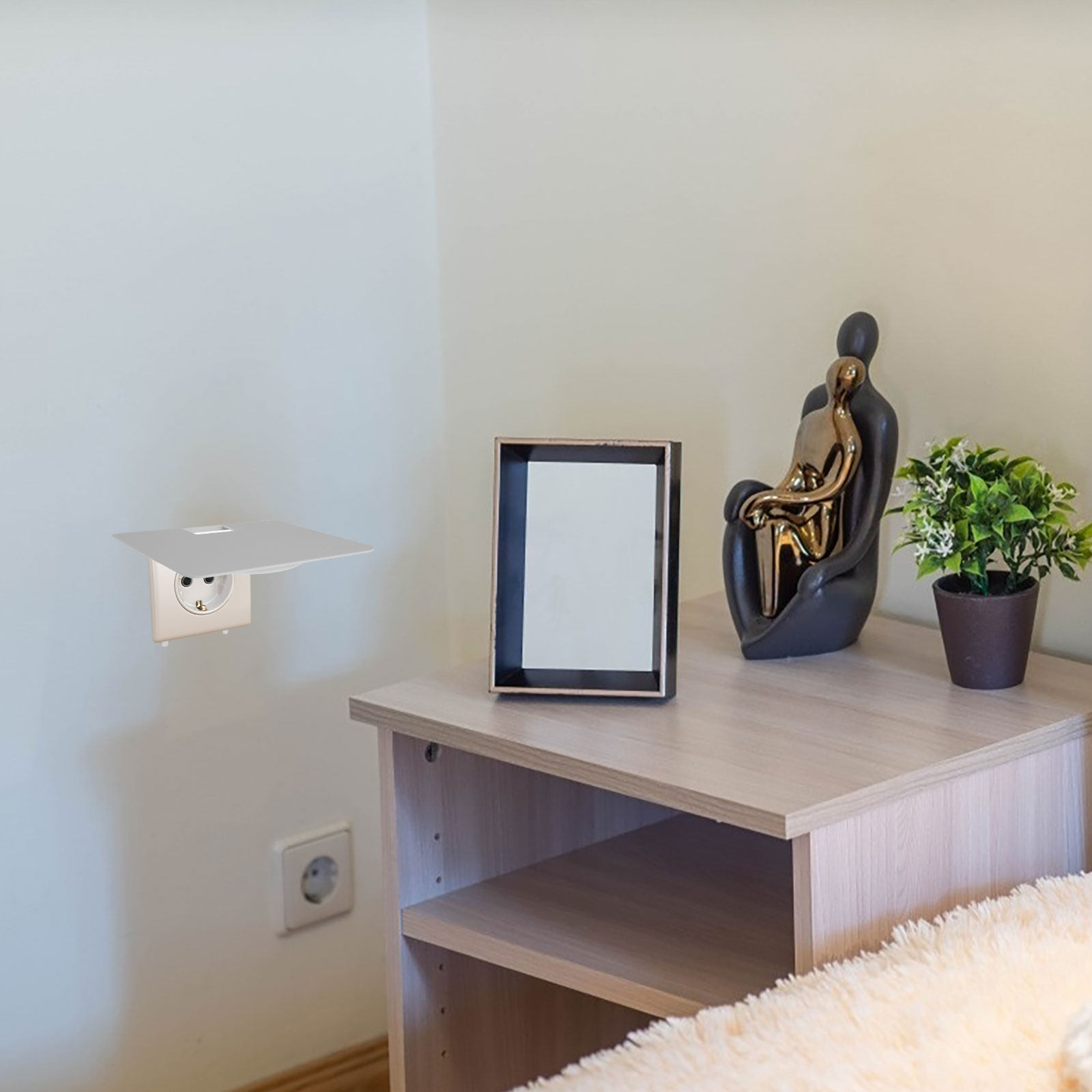 Detachable Outlet Storage Shel - Food Storage Room 评论和价格