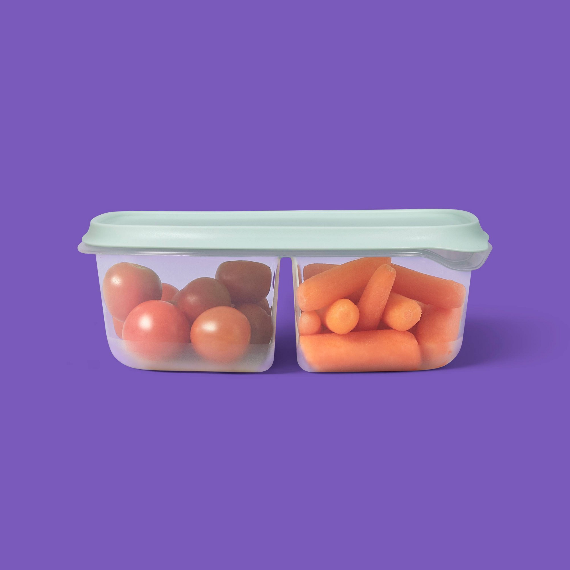 3ct Clear Plastic Divided Rect - Food Storage Meal Prep 评论和价格
