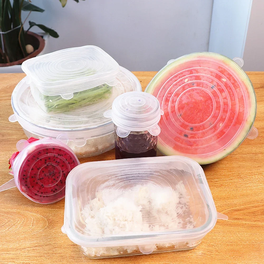 2PCS Silicone Covers Adaptable - Silicone Stretch Lid 评论和价格