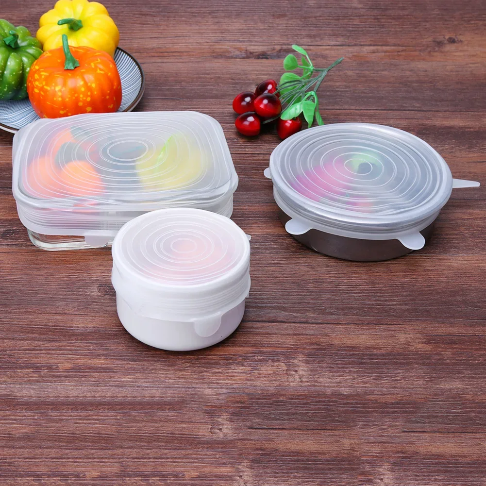 2PCS Silicone Covers Adaptable - Silicone Stretch Lid 评论和价格