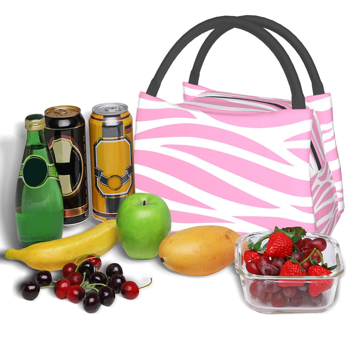 Zebra Pattern Pink Zebra Strip - Zebra Food Storage 评论和价格