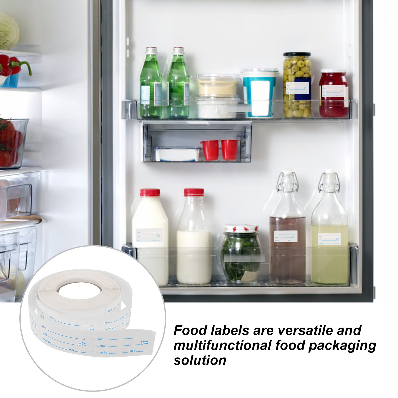 1 Roll Date Labels Stickers Fo - Food Storage Home 评论和价格