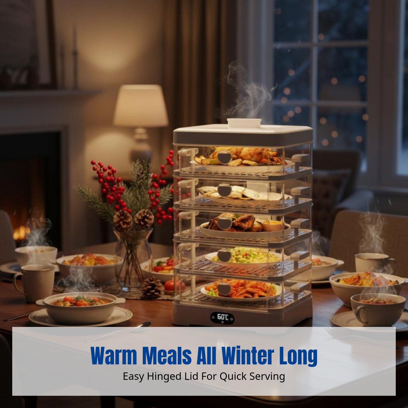 Electric Food Warmer Cover, In - Food Storage Home 评论和价格