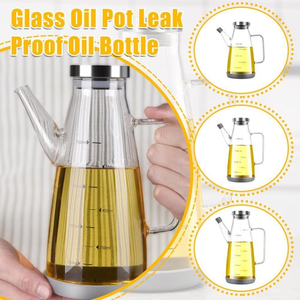 New Food-grade Oil Dispenser B - Food Storage Glass Containers Large 评论和价格