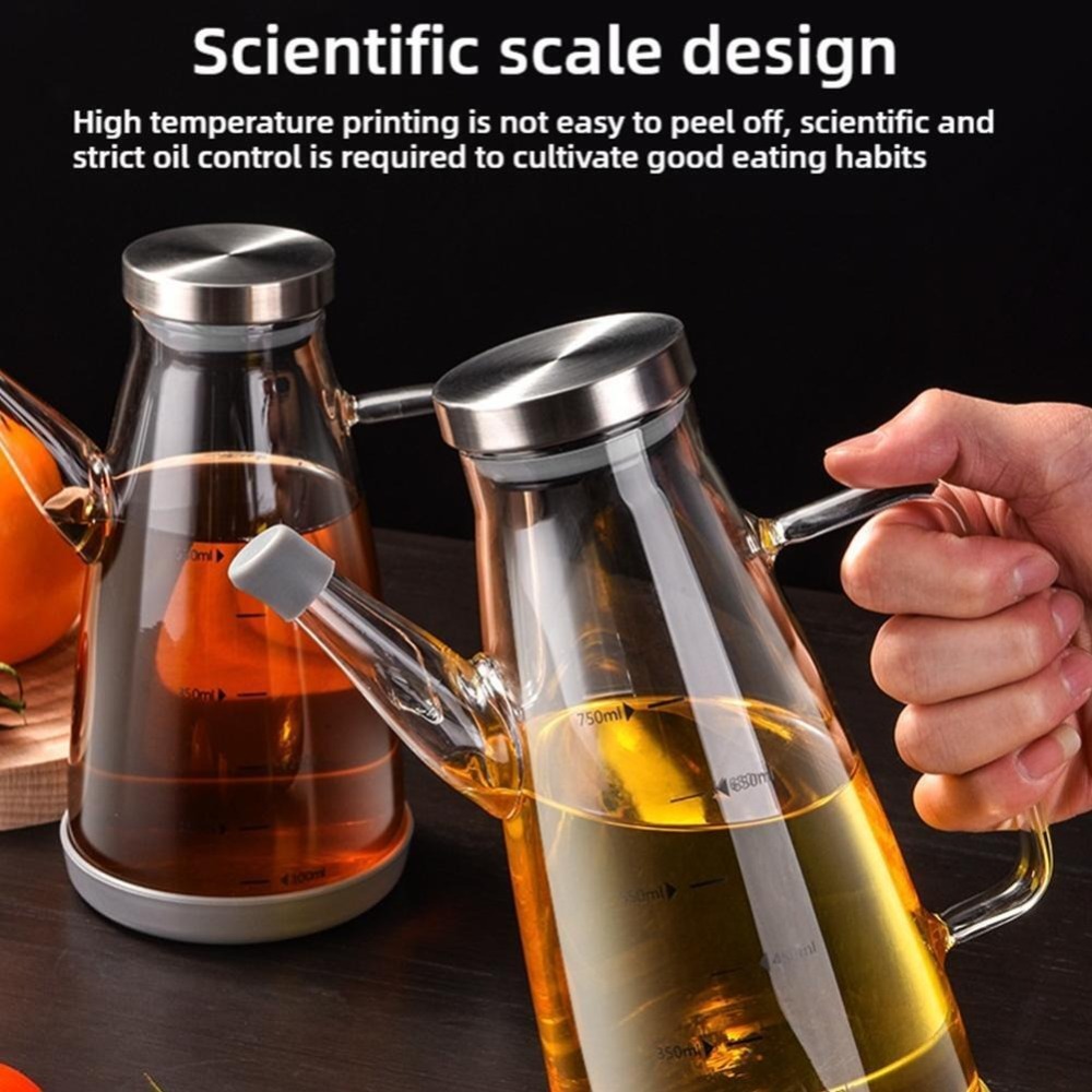 New Food-grade Oil Dispenser B - Food Storage Glass Containers Large 评论和价格