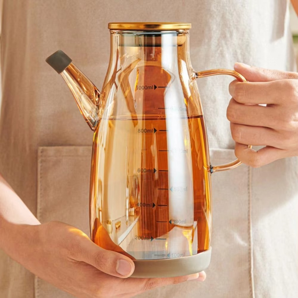 New Food-grade Oil Dispenser B - Food Storage Glass Containers Large 评论和价格