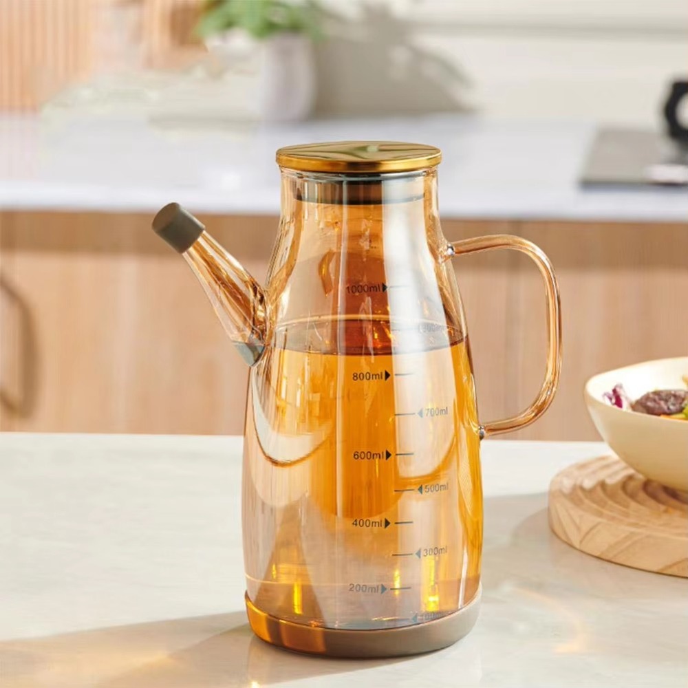 New Food-grade Oil Dispenser B - Food Storage Glass Containers Large 评论和价格