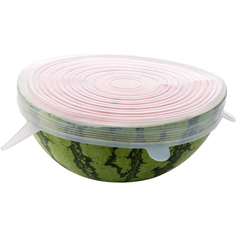 6PCS Adaptable Lid Silicone Co - Silicone Stretch Lid 评论和价格