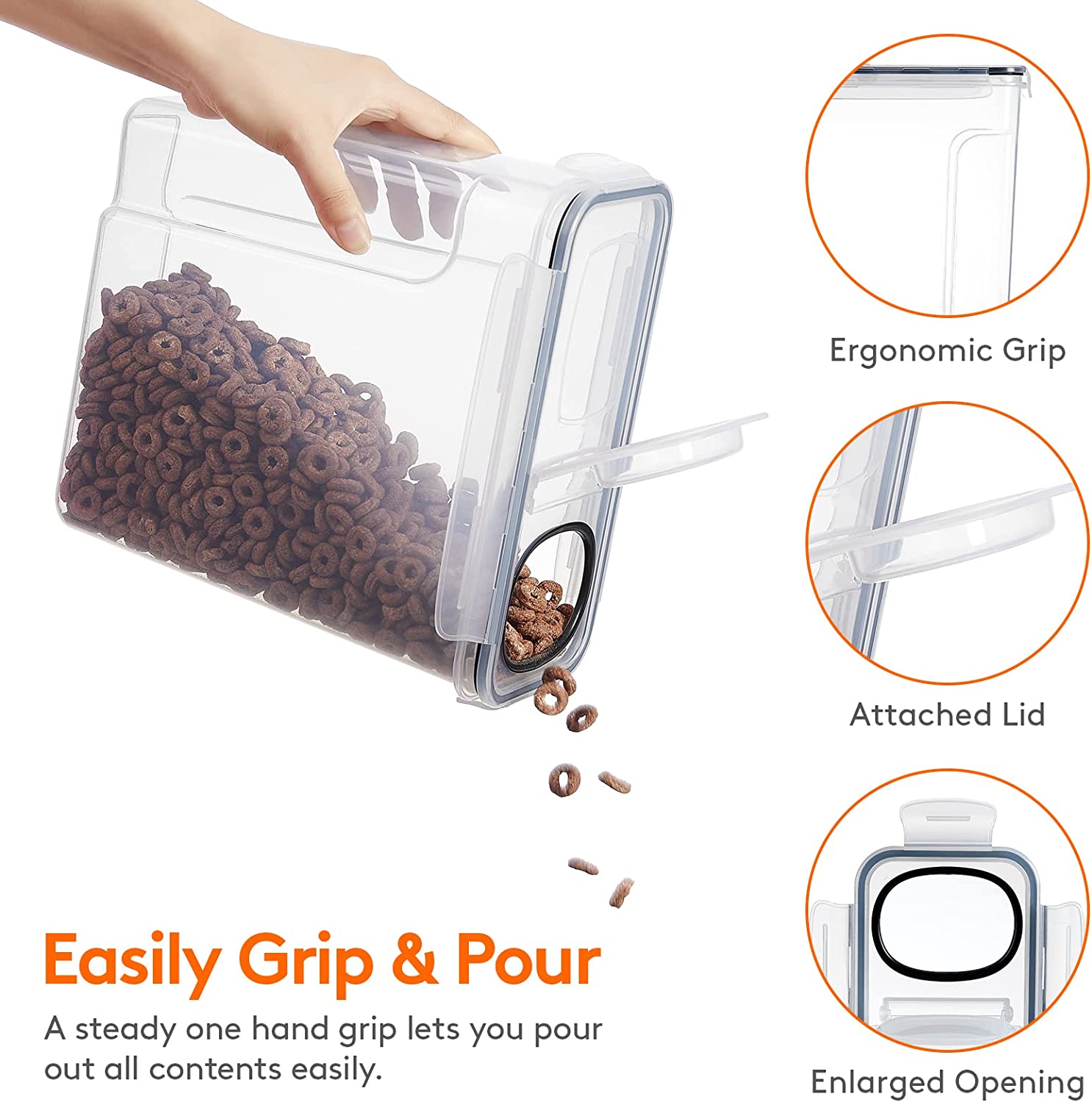 Large (5L) 2/3pcs Grain Contai - Food Storage Room 评论和价格