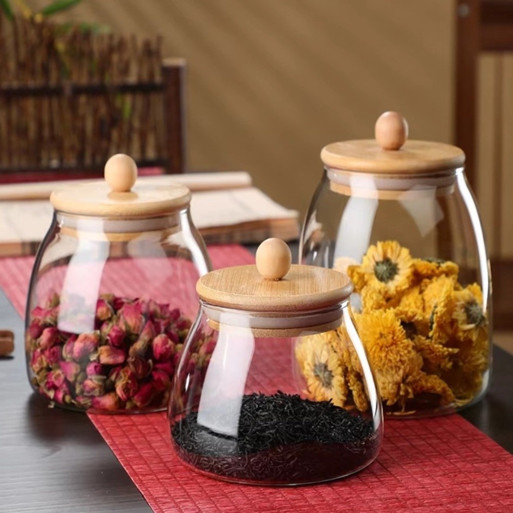 Transparent Airtight Glass Con - Food Storage Glass Containers Large 评论和价格