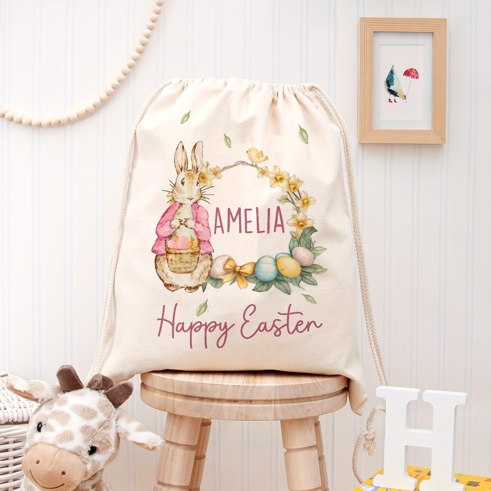 Custom Name Happy Easter Bunny - Zebra Food Storage 评论和价格