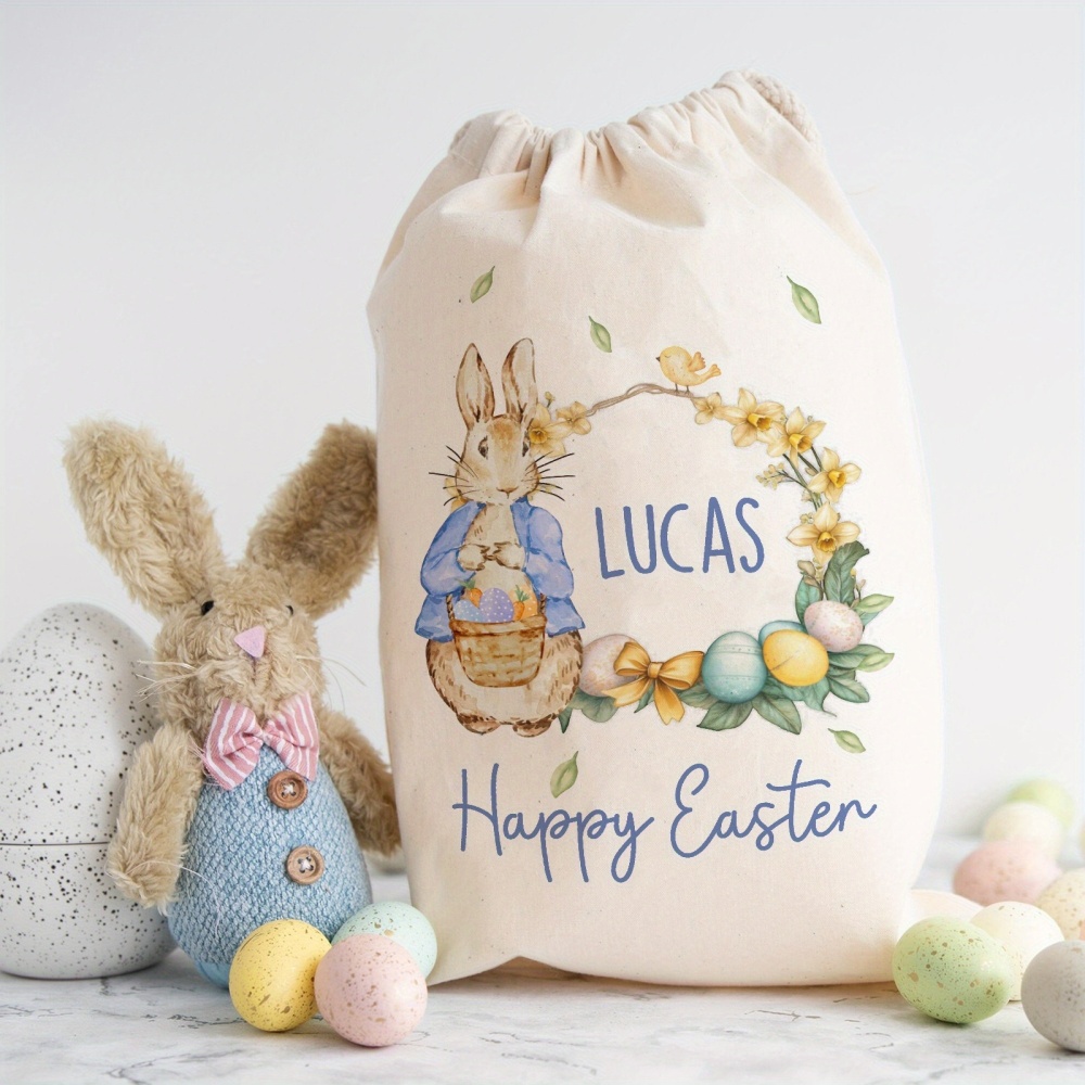Custom Name Happy Easter Bunny - Zebra Food Storage 评论和价格