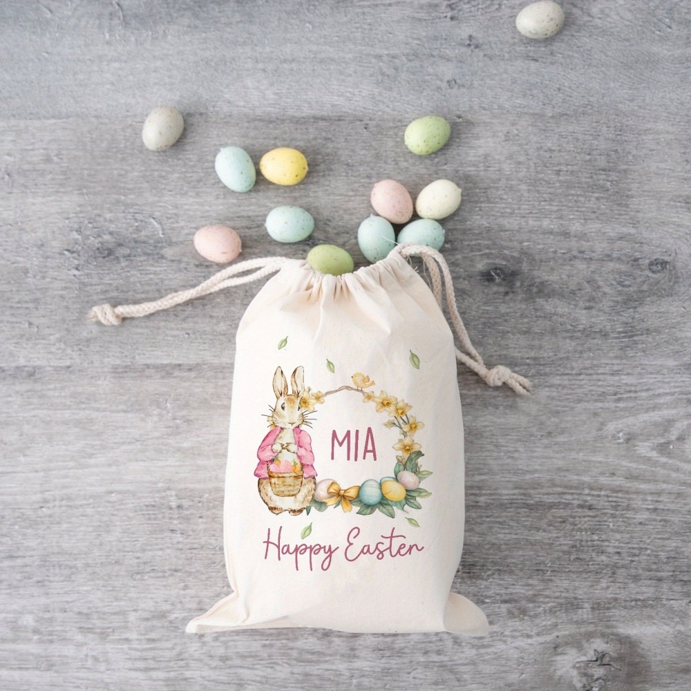 Custom Name Happy Easter Bunny - Zebra Food Storage 评论和价格