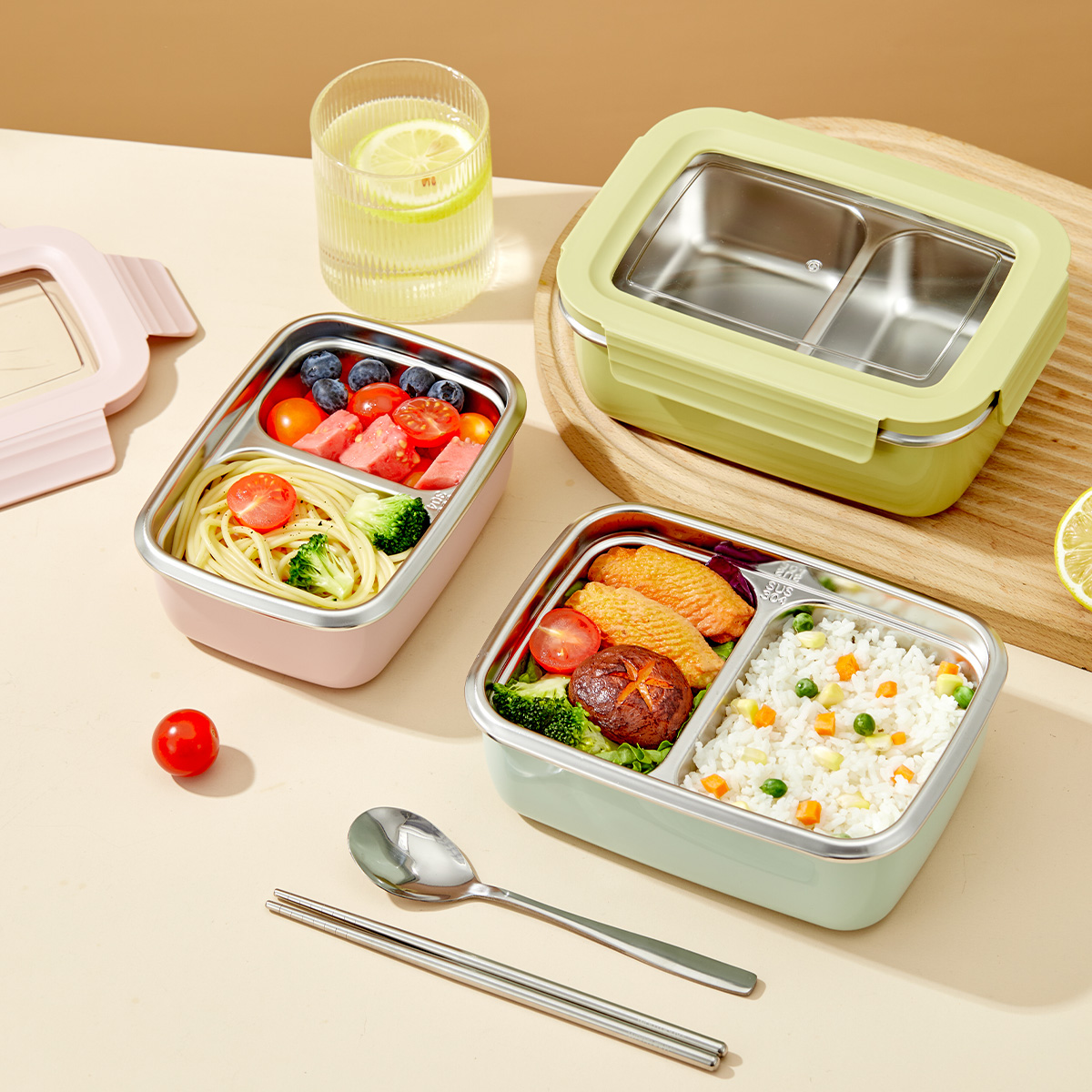 Microwave 304 Stainless Steel  - Food Storage Drawer Organizer 评论和价格