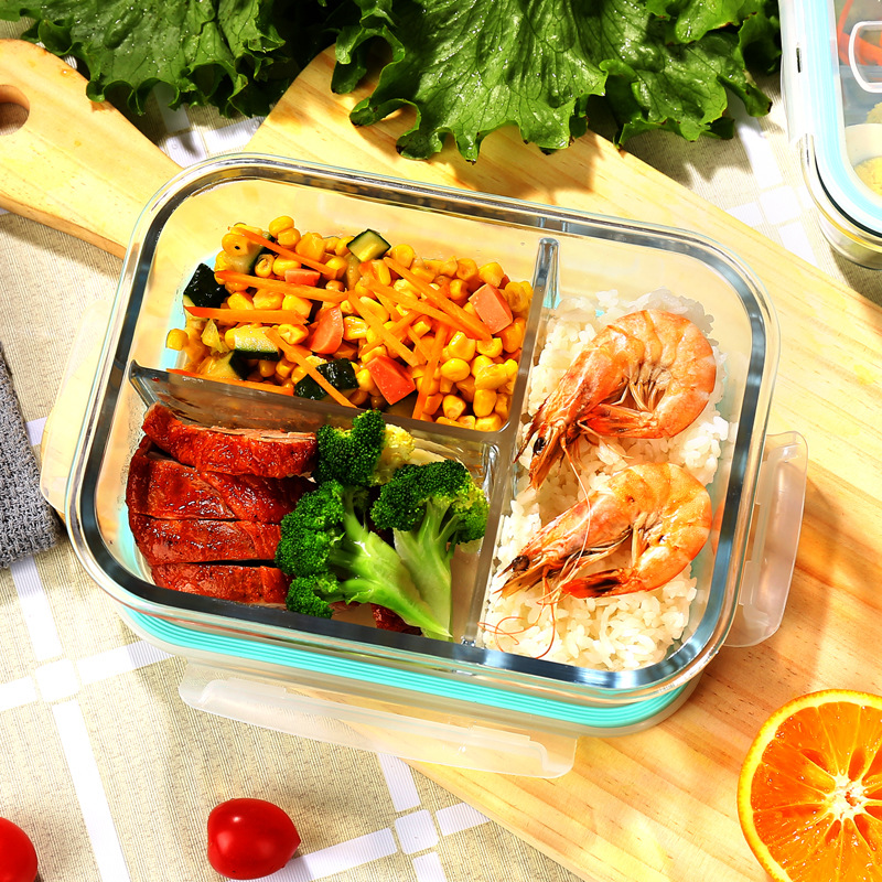 Glass Fresh-Keeping Box high B - Food Storage Bins 评论和价格