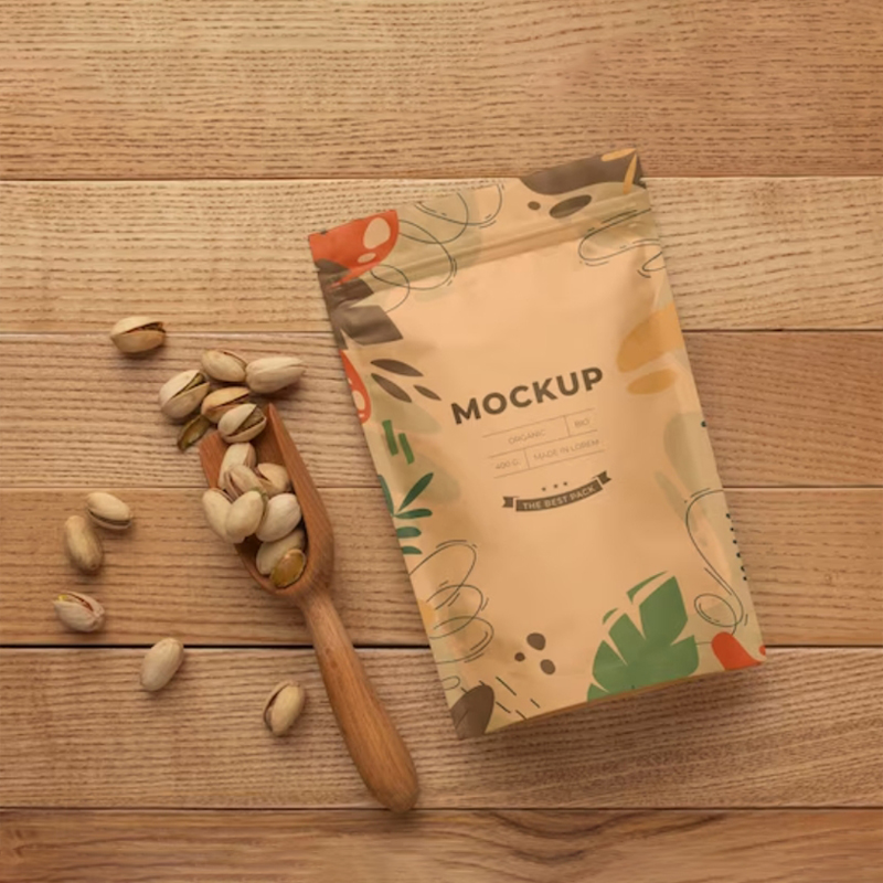 50PCS Kraft Paper Ziplock Pack - Zebra Food Storage 评论和价格