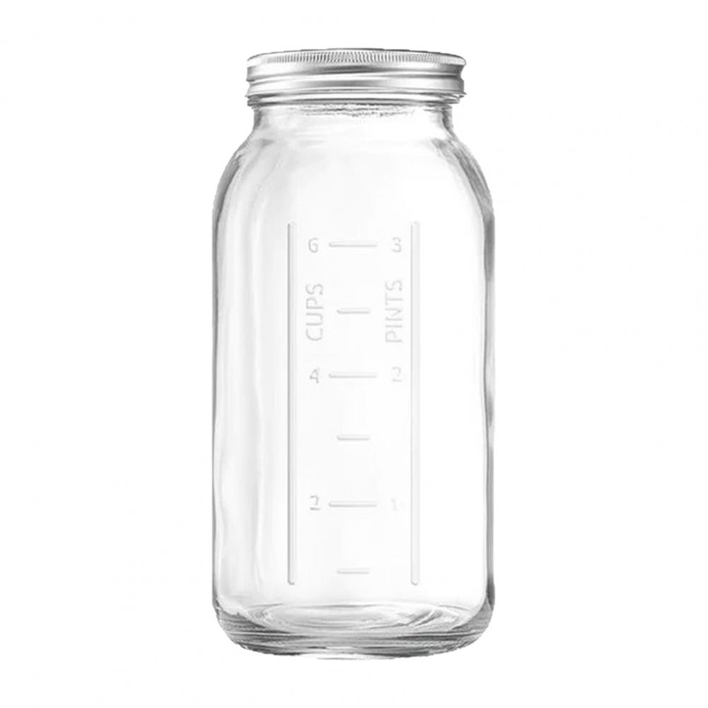 2000ML Wide Mouth Mason Glass  - Food Storage Glass Containers Large 评论和价格